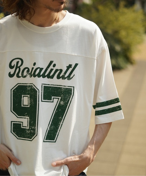 roial(ロイアル)の「DESIGN TEE/ROIAL(ロイアル)半袖Tシャツ(Tシャツ/カットソー・メンズ・グリーン/ホワイト/チャコールグレー・MEDIUM/LARGE/X-LARGE)」の6枚目の写真