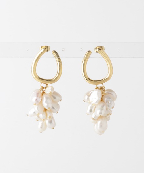 KBF（ケイビーエフ）の「バロックパールピアス（ピアス（両耳用）・レディース・ホワイト系その他・ONE）」の8枚目の写真