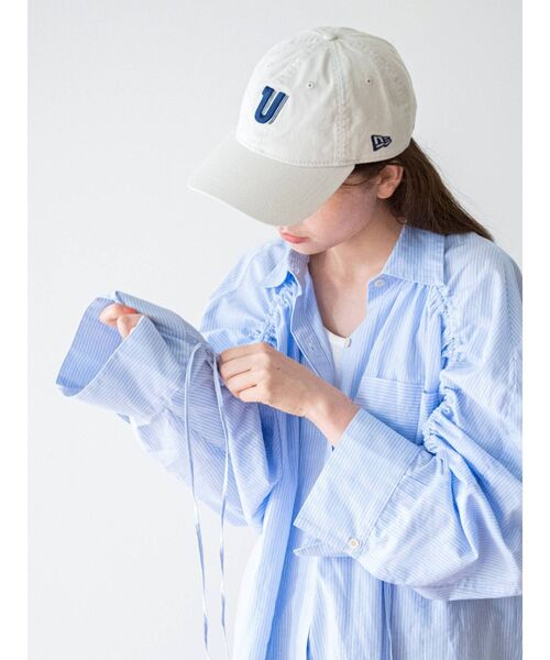 Ungrid NEW ERA ロゴキャップ  ブルー（ネイビー） NEW ERA ニューエラ 帽子 メンズ レディース MLB PARTICIPATION