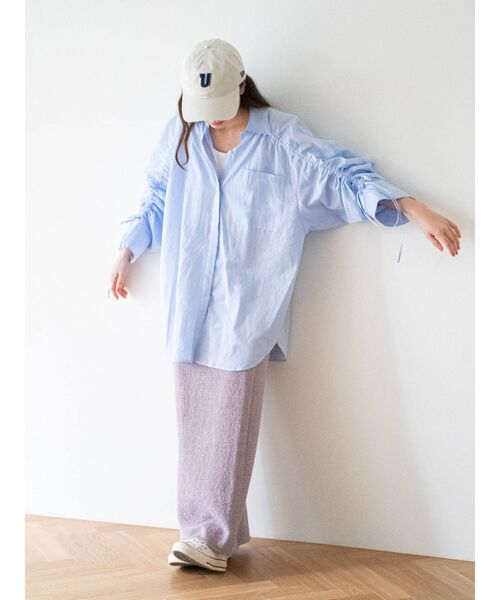 NEW ERA（ニューエラ）の「【NEW ERA/Ungrid】 ロゴキャップ（キャップ・レディース・オフホワイト/ピンク/ブルー/グリーン・FREE）」の5枚目の写真