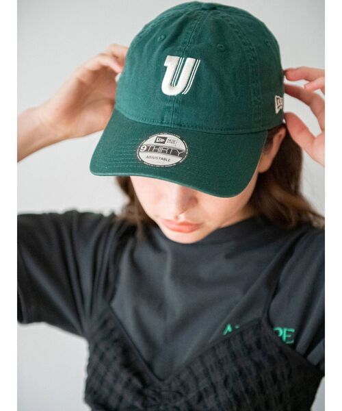 NEW ERA（ニューエラ）の「【NEW ERA/Ungrid】 ロゴキャップ（キャップ・レディース・オフホワイト/ピンク/ブルー/グリーン・FREE）」の15枚目の写真