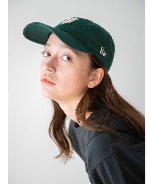 Ungrid NEW ERA ロゴキャップ  ブルー（ネイビー） NEW ERA ニューエラ 帽子 メンズ レディース MLB PARTICIPATION