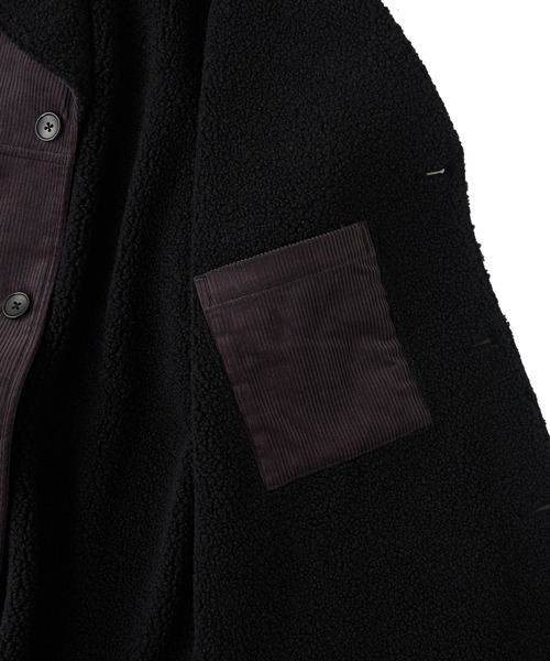 WHO'S WHO gallery（フーズフーギャラリー）の「【BLESS YOU/ブレスユー】ランチコート（その他アウター・メンズ・チャコールグレー/ブラック・FREE）」の11枚目の写真