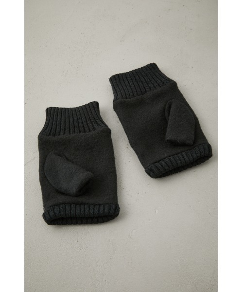 AZUL by moussy(アズールバイマウジー)の「TWEED FINGERLESS GLOVES/ツイードフィンガーレスグローブ(手袋・メンズ・ブラック系その他・FREE)」の9枚目の写真