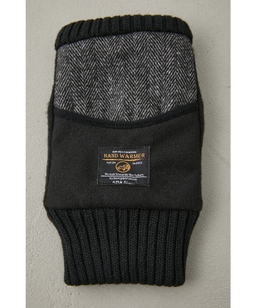 AZUL by moussy(アズールバイマウジー)の「TWEED FINGERLESS GLOVES/ツイードフィンガーレスグローブ(手袋・メンズ・ブラック系その他・FREE)」の8枚目の写真