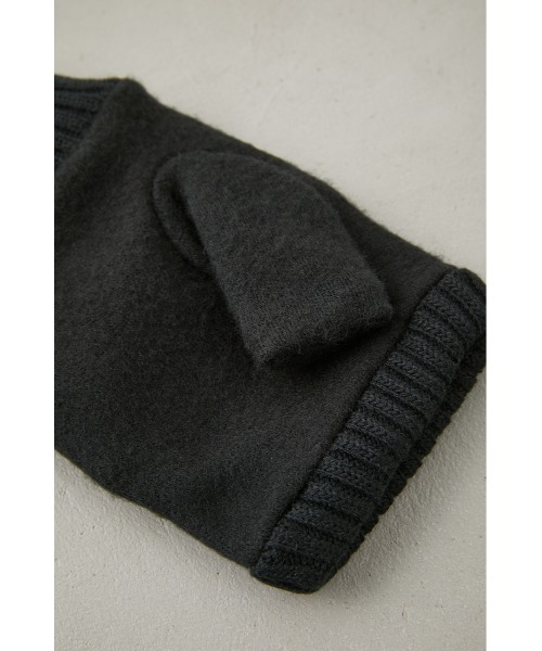 AZUL by moussy(アズールバイマウジー)の「TWEED FINGERLESS GLOVES/ツイードフィンガーレスグローブ(手袋・メンズ・ブラック系その他・FREE)」の5枚目の写真