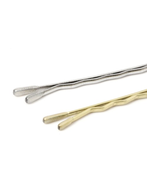 repipi armario（レピピ アルマリオ）の「☆セットアイテム☆ヘアピン（ヘアピン・キッズ・ライトグレー/ライトベージュ・FREE）」の4枚目の写真