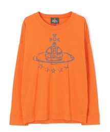 【商談中】ヴィヴィアン デザインTシャツ ｵｰｶﾞﾆｯｸBD天竺ﾄﾘﾌﾟﾙﾚｲﾔｰｵｰﾌﾞﾎﾞｰｲｽﾞｼｮｰﾄ丈Tｼｬﾂ（Tシャツ