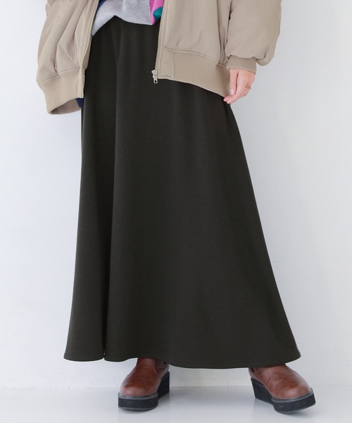 osharewalker（オシャレウォーカー）の「【廃盤】『裏シャギーフレアロングスカート』（スカート・レディース・キャメル/ブラック・2/1）」の8枚目の写真