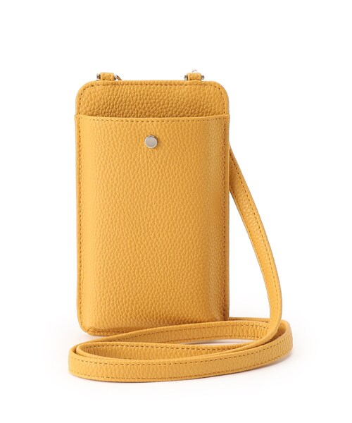 SHOO・LA・RUE（シューラルー）の「◆ファスナーポケット付きスマホショルダー（ショルダーバッグ・レディース・ライトグリーン/ブラック/アイボリー/シルバー/イエロー/グレー・00）」の5枚目の写真