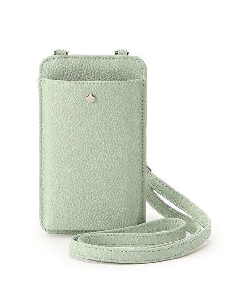 SHOO・LA・RUE（シューラルー）の「◆ファスナーポケット付きスマホショルダー（ショルダーバッグ・レディース・ライトグリーン/ブラック/アイボリー/シルバー/イエロー/グレー・00）」の20枚目の写真