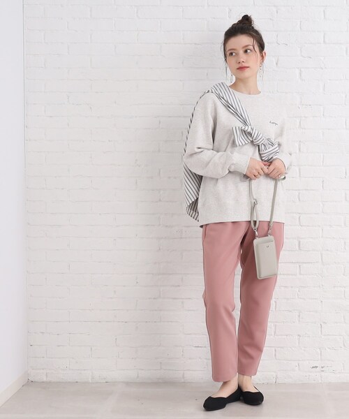 SHOO・LA・RUE（シューラルー）の「◆ファスナーポケット付きスマホショルダー（ショルダーバッグ・レディース・ライトグリーン/ブラック/アイボリー/シルバー/イエロー/グレー・00）」の13枚目の写真