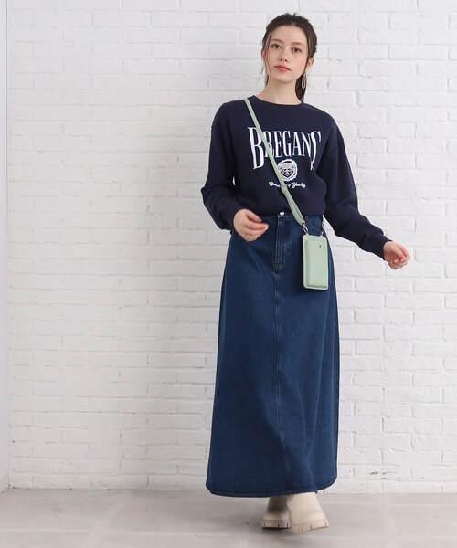 SHOO・LA・RUE（シューラルー）の「◆ファスナーポケット付きスマホショルダー（ショルダーバッグ・レディース・ライトグリーン/ブラック/アイボリー/シルバー/イエロー/グレー・00）」の18枚目の写真