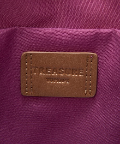 TREASURE TOPKAPI(トレジャートプカピ)の「【TREASURE TOPKAPI/トプカピ トレジャー】 チェック フラット ショルダー付き トートバッグ(トートバッグ・レディース・ブラウン/レッド/ライトグリーン・FREE)」の8枚目の写真