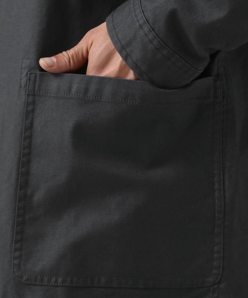 BAYFLOW（ベイフロー）の「ドビーストレッチジャケット（テーラードジャケット・メンズ・ブラック/グレー・MEDIUM/LARGE）」の5枚目の写真