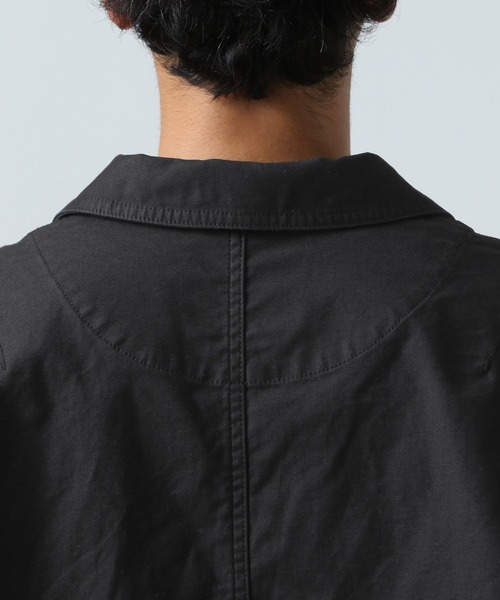 BAYFLOW（ベイフロー）の「ドビーストレッチジャケット（テーラードジャケット・メンズ・ブラック/グレー・MEDIUM/LARGE）」の10枚目の写真