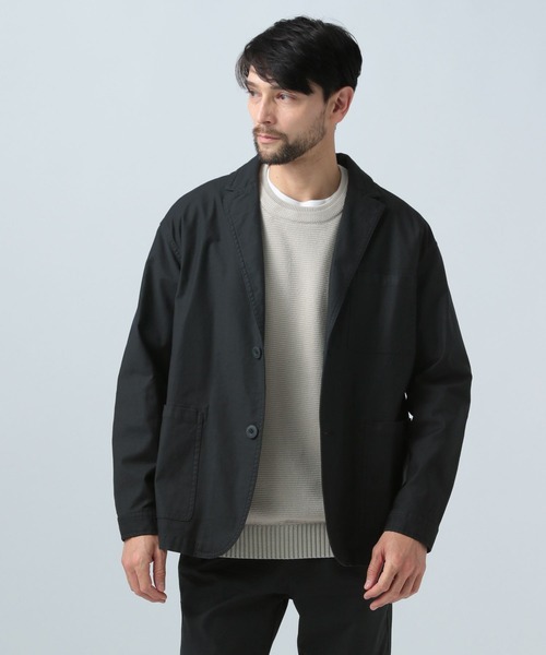 BAYFLOW（ベイフロー）の「ドビーストレッチジャケット（テーラードジャケット・メンズ・ブラック/グレー・MEDIUM/LARGE）」の21枚目の写真