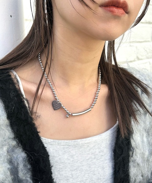 Six M(シックスエム)の「【SixM/シックスエム】プレートネックレス(ネックレス・レディース・シルバー/シルバー系その他/シルバー系その他2・FREE)」の9枚目の写真