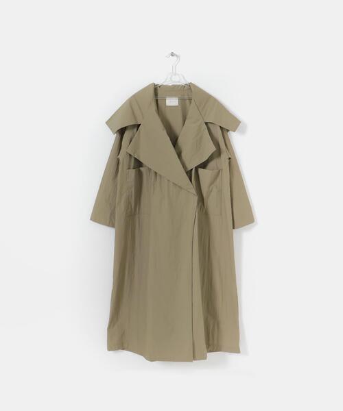 LAATO(ラート)の「BETTA LONG COAT(その他アウター・レディース・オフホワイト/ベージュ・FREE)」の2枚目の写真