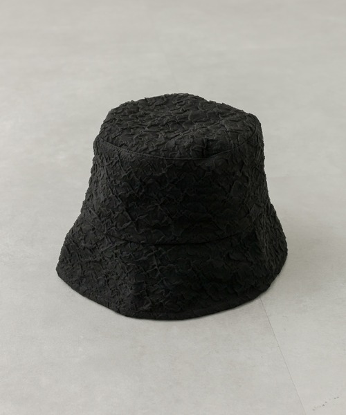 OLIVE des OLIVE（オリーブデオリーブ）の「ワッシャークロスバケットハット（ハット・レディース・ホワイト/ブラック・FREE）」の3枚目の写真
