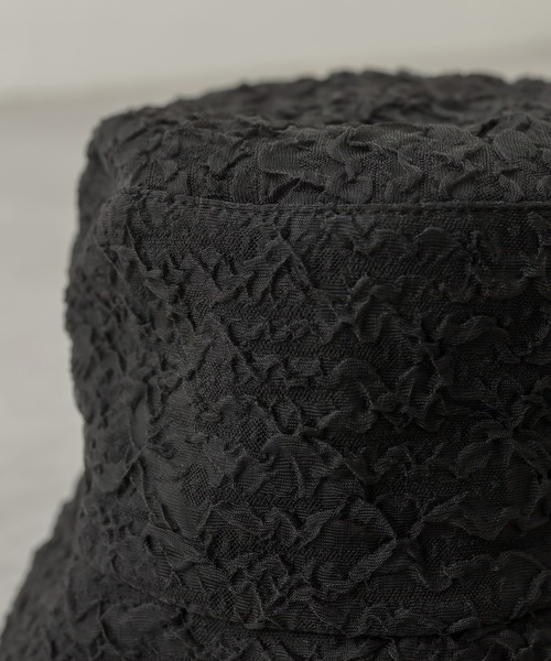 OLIVE des OLIVE（オリーブデオリーブ）の「ワッシャークロスバケットハット（ハット・レディース・ホワイト/ブラック・FREE）」の4枚目の写真