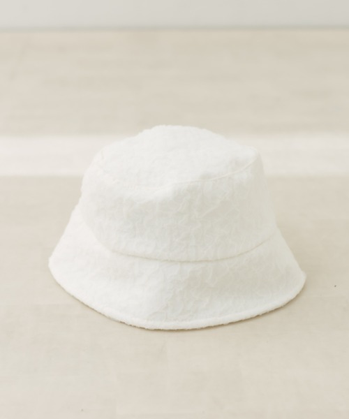 OLIVE des OLIVE（オリーブデオリーブ）の「ワッシャークロスバケットハット（ハット・レディース・ホワイト/ブラック・FREE）」の13枚目の写真