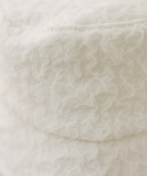 OLIVE des OLIVE（オリーブデオリーブ）の「ワッシャークロスバケットハット（ハット・レディース・ホワイト/ブラック・FREE）」の12枚目の写真