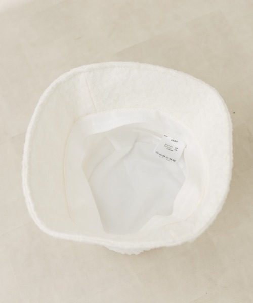 OLIVE des OLIVE（オリーブデオリーブ）の「ワッシャークロスバケットハット（ハット・レディース・ホワイト/ブラック・FREE）」の9枚目の写真