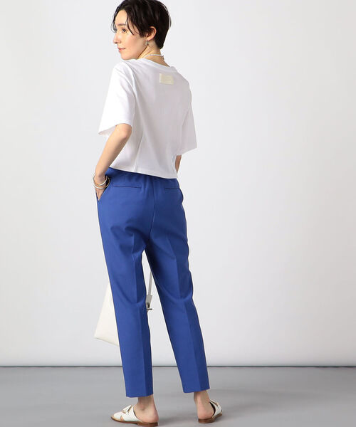 NOLLEY’S（ノーリーズ）の「ウォッシャブルハイウエスト美脚パンツ（その他パンツ・レディース・ブルー/オフホワイト/ネイビー・34/36/38）」の9枚目の写真