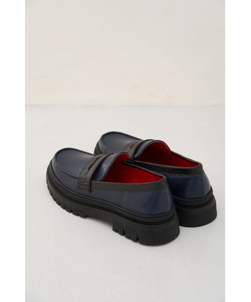 AZUL by moussy(アズールバイマウジー)の「COMBINATION LOAFER/コンビネーションローファー(ローファー・メンズ・ネイビー・MEDIUM/LARGE)」の4枚目の写真