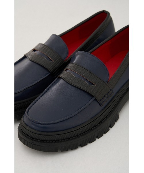 AZUL by moussy(アズールバイマウジー)の「COMBINATION LOAFER/コンビネーションローファー(ローファー・メンズ・ネイビー・MEDIUM/LARGE)」の5枚目の写真
