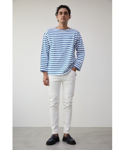 AZUL by moussy(アズールバイマウジー)の「COMBINATION LOAFER/コンビネーションローファー(ローファー・メンズ・ネイビー・MEDIUM/LARGE)」の8枚目の写真