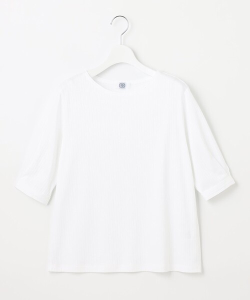 J.PRESS Ladies(J.プレス レディス)の「コットンリブ タックスリーブ カットソー(Tシャツ/カットソー・レディース・ライトグレー系/ホワイト系/ブラウン系/ネイビー系・SMALL)」の15枚目の写真