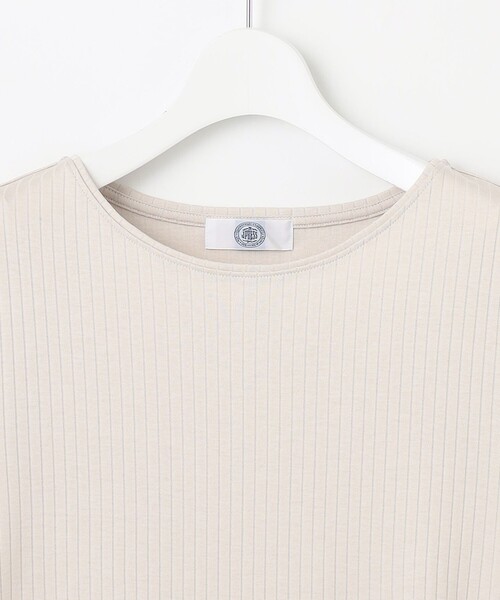J.PRESS Ladies(J.プレス レディス)の「コットンリブ タックスリーブ カットソー(Tシャツ/カットソー・レディース・ライトグレー系/ホワイト系/ブラウン系/ネイビー系・SMALL)」の20枚目の写真
