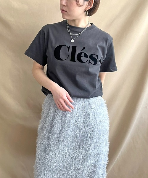 Cles フロッキーロゴTシャツ LHELBIE│Eimee Law & LHELBIE