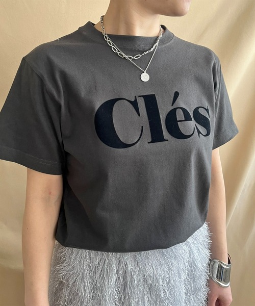 Cles フロッキーロゴTシャツ LHELBIE│Eimee Law & LHELBIE