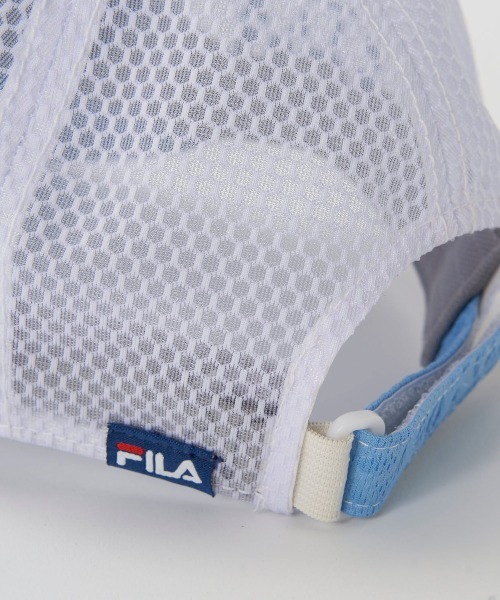 【美品】FILA GOLF セットアップ キャップ スパッツ FILA GOLF キャップ 帽子 「FILA GOLF/フィラゴルフ」ツイル