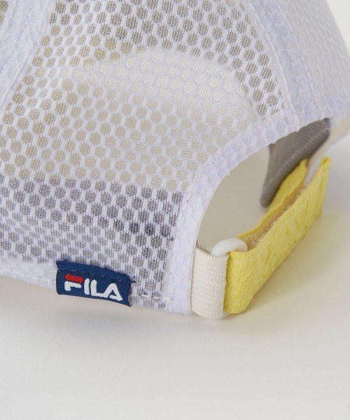 【美品】FILA GOLF セットアップ キャップ スパッツ FILA GOLF キャップ 帽子 「FILA GOLF/フィラゴルフ」ツイル