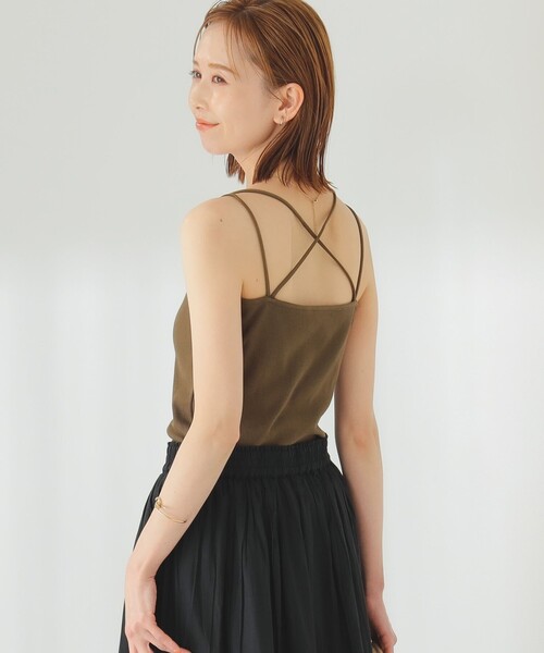 B:MING by BEAMS（ビーミングバイビームス）の「B:MING by BEAMS / キャミ ブラトップ（キャミソール・レディース・カーキ/ブラック/オレンジ・SMALL/MEDIUM）」の9枚目の写真