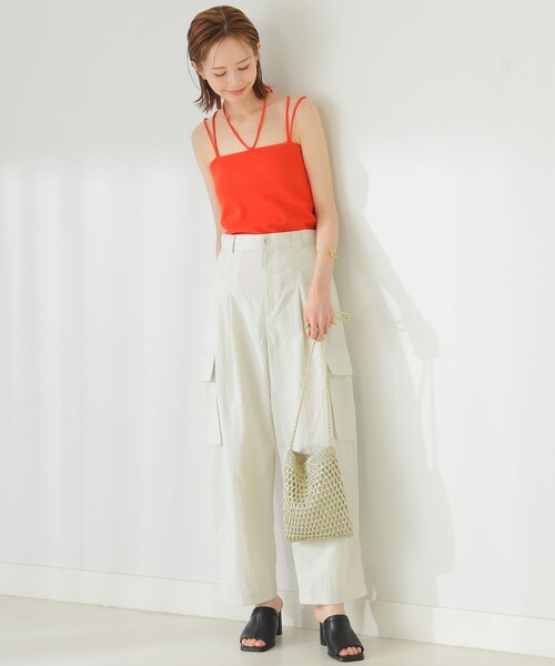 B:MING by BEAMS（ビーミングバイビームス）の「B:MING by BEAMS / キャミ ブラトップ（キャミソール・レディース・カーキ/ブラック/オレンジ・SMALL/MEDIUM）」の20枚目の写真