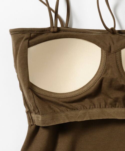 B:MING by BEAMS（ビーミングバイビームス）の「B:MING by BEAMS / キャミ ブラトップ（キャミソール・レディース・カーキ/ブラック/オレンジ・SMALL/MEDIUM）」の13枚目の写真