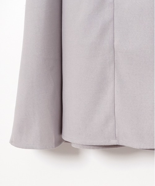 flower（フラワー）の「レディフレアワンピース（ワンピース・レディース・グレー/アイボリー・FREE）」の12枚目の写真