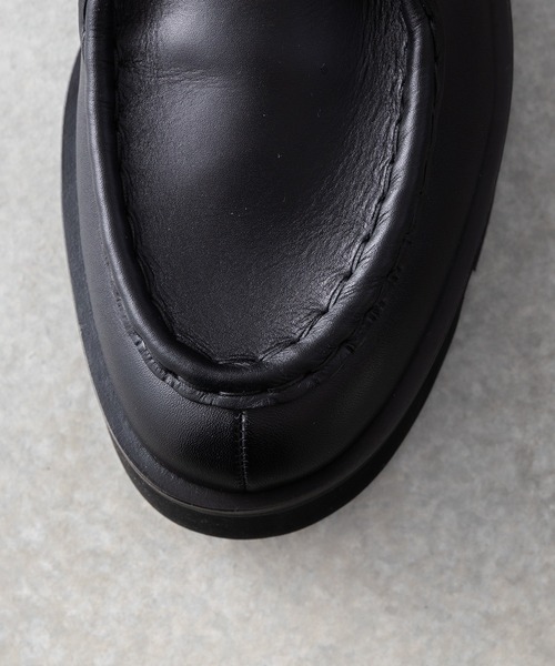 PADRONE(パドローネ)の「PADRONE パドローネ /TYROLEAN SHOES with Chunky Sole/チロリアンシューズ チャンキーソール/PU8759-2402-23A(ドレスシューズ・メンズ・ブラック・40/41/42)」の6枚目の写真