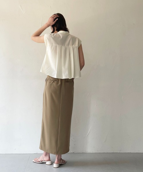 CLEIO(クレイオ)の「【CLEIO】タックブラウス(シャツ/ブラウス・レディース・アイボリー/モカ/イエロー・FREE)」の12枚目の写真