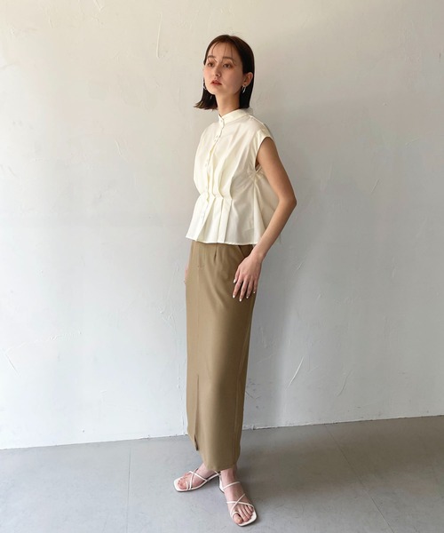 CLEIO(クレイオ)の「【CLEIO】タックブラウス(シャツ/ブラウス・レディース・アイボリー/モカ/イエロー・FREE)」の11枚目の写真