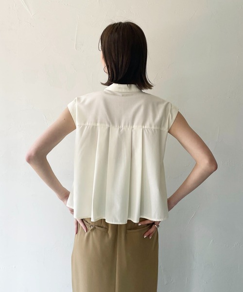 CLEIO(クレイオ)の「【CLEIO】タックブラウス(シャツ/ブラウス・レディース・アイボリー/モカ/イエロー・FREE)」の9枚目の写真