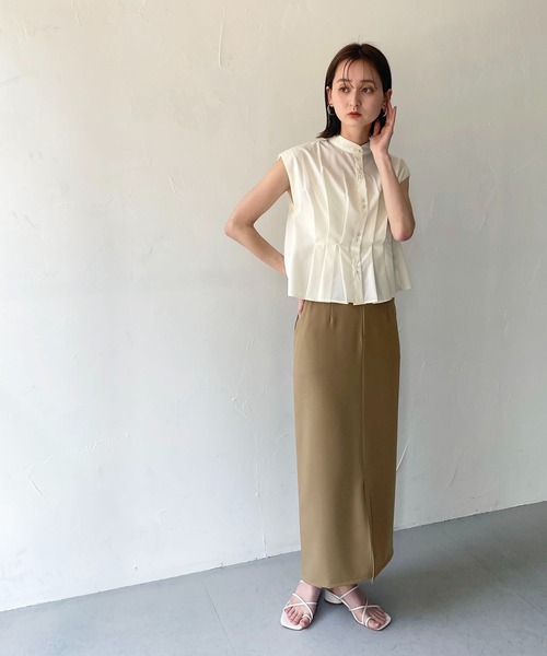 CLEIO(クレイオ)の「【CLEIO】タックブラウス(シャツ/ブラウス・レディース・アイボリー/モカ/イエロー・FREE)」の10枚目の写真