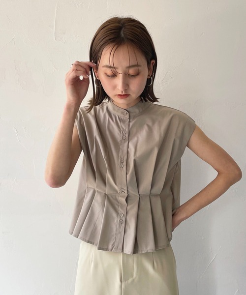 CLEIO(クレイオ)の「【CLEIO】タックブラウス(シャツ/ブラウス・レディース・アイボリー/モカ/イエロー・FREE)」の18枚目の写真