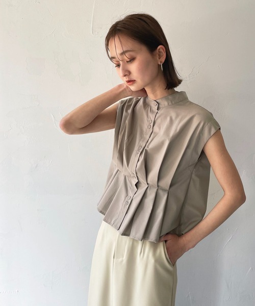 CLEIO(クレイオ)の「【CLEIO】タックブラウス(シャツ/ブラウス・レディース・アイボリー/モカ/イエロー・FREE)」の19枚目の写真