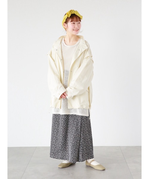 ehka sopo（エヘカソポ）の「透かし編みビッグプルオーバー（その他トップス・レディース・キナリ/ベージュ/グリーン・ﾌﾘ-）」の10枚目の写真